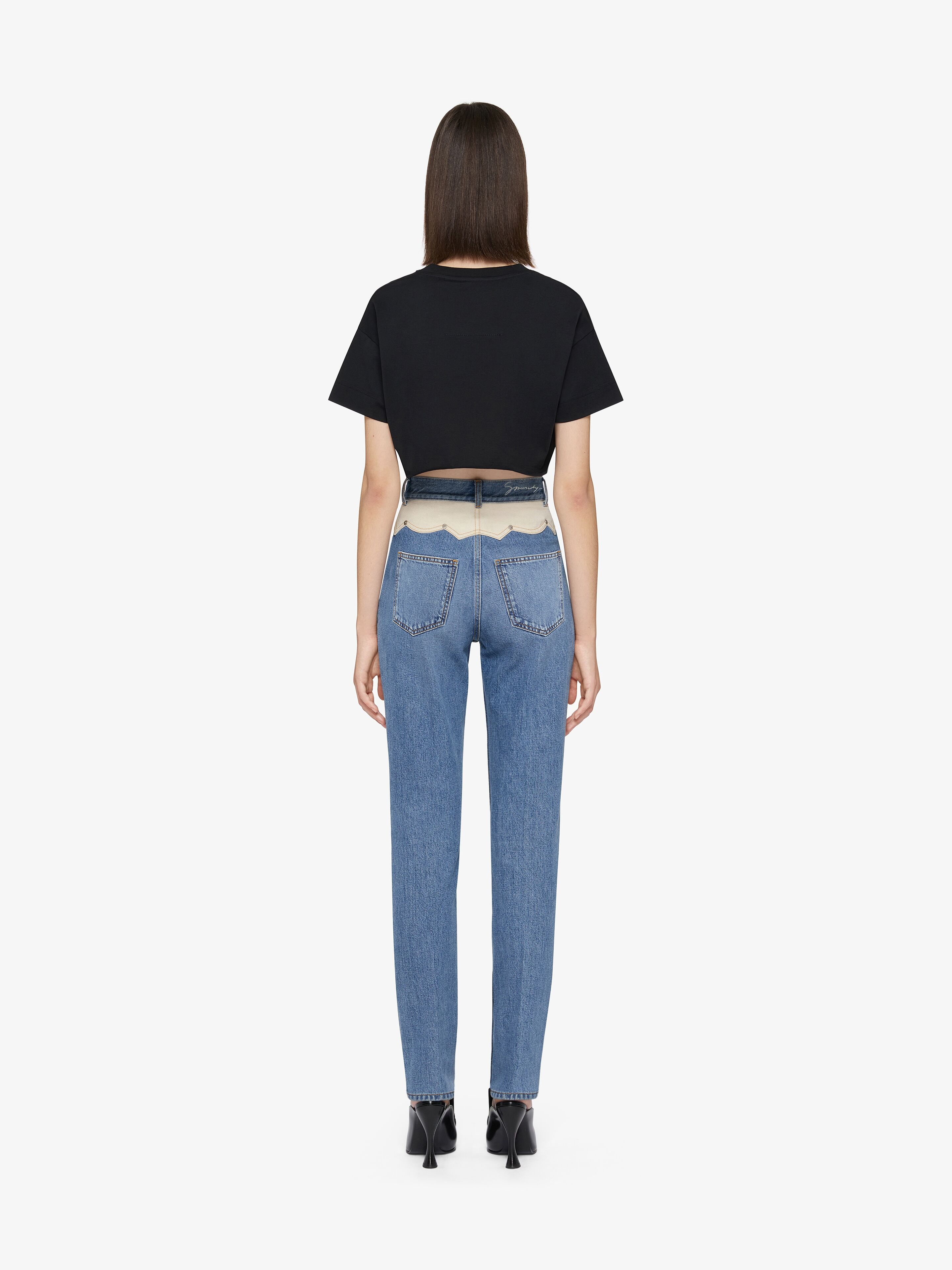 GIVENCHY CROPPED T-SHIRT IN COTTON - 3