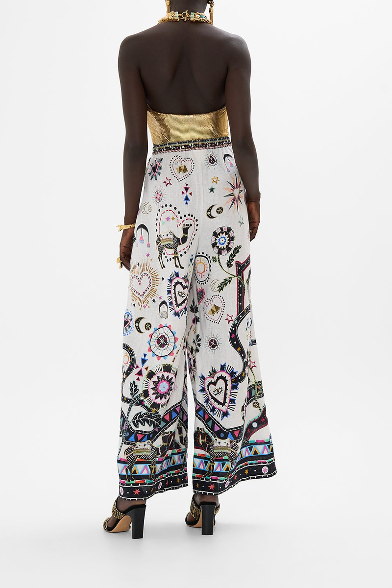 WIDE LEG TROUSER WITH FRONT POCKETS 3