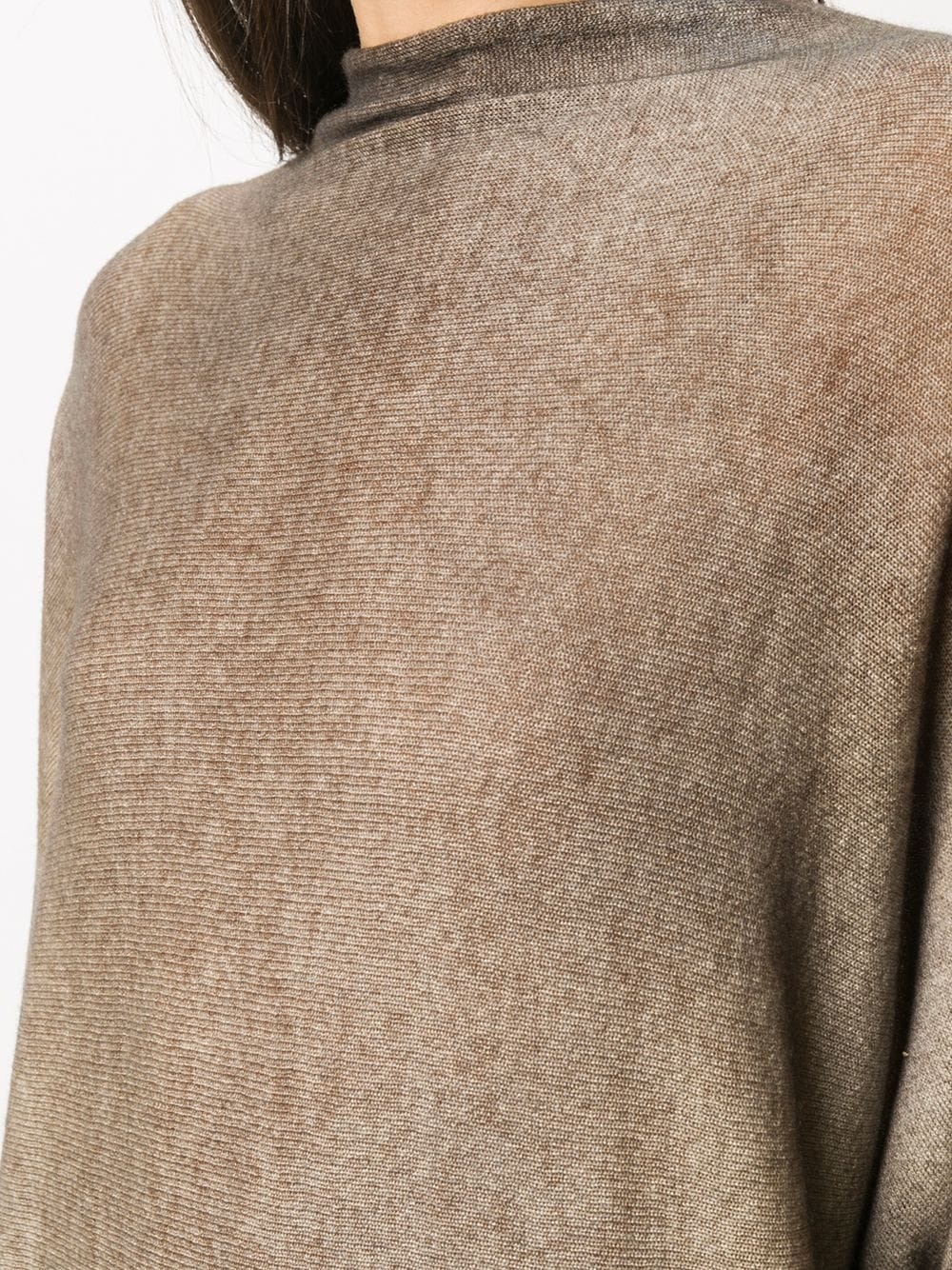 funnel-neck cashmere jumper - 5