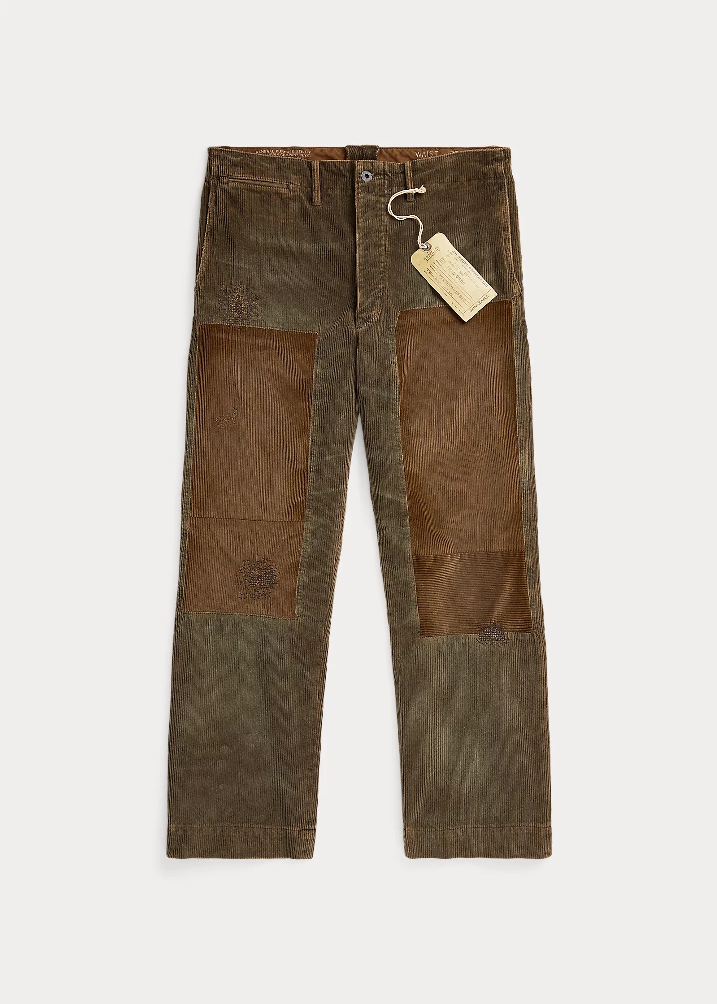 RRL by Ralph Lauren Distressed Corduroy Field Pant | REVERSIBLE