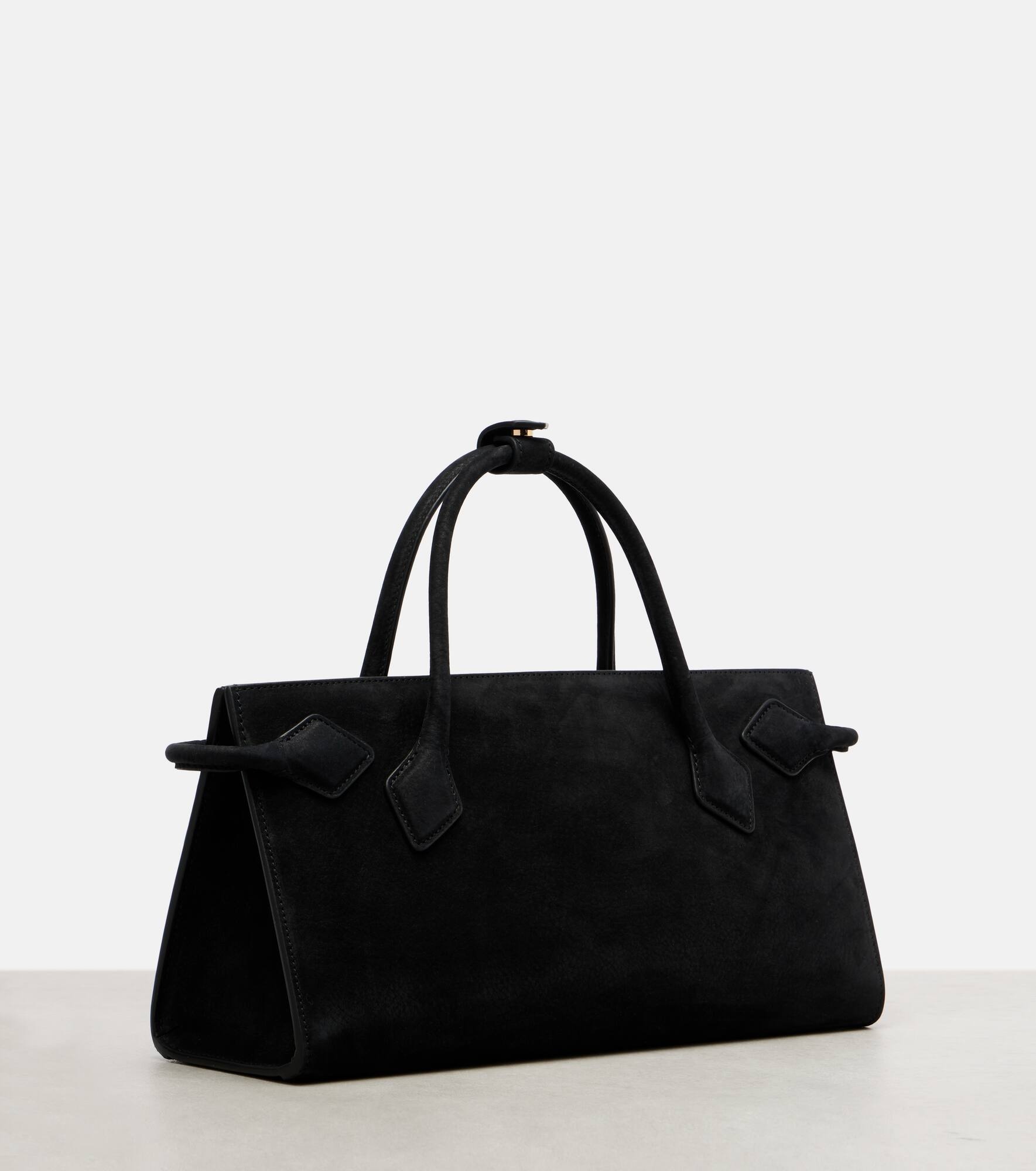 Suede tote bag - 4