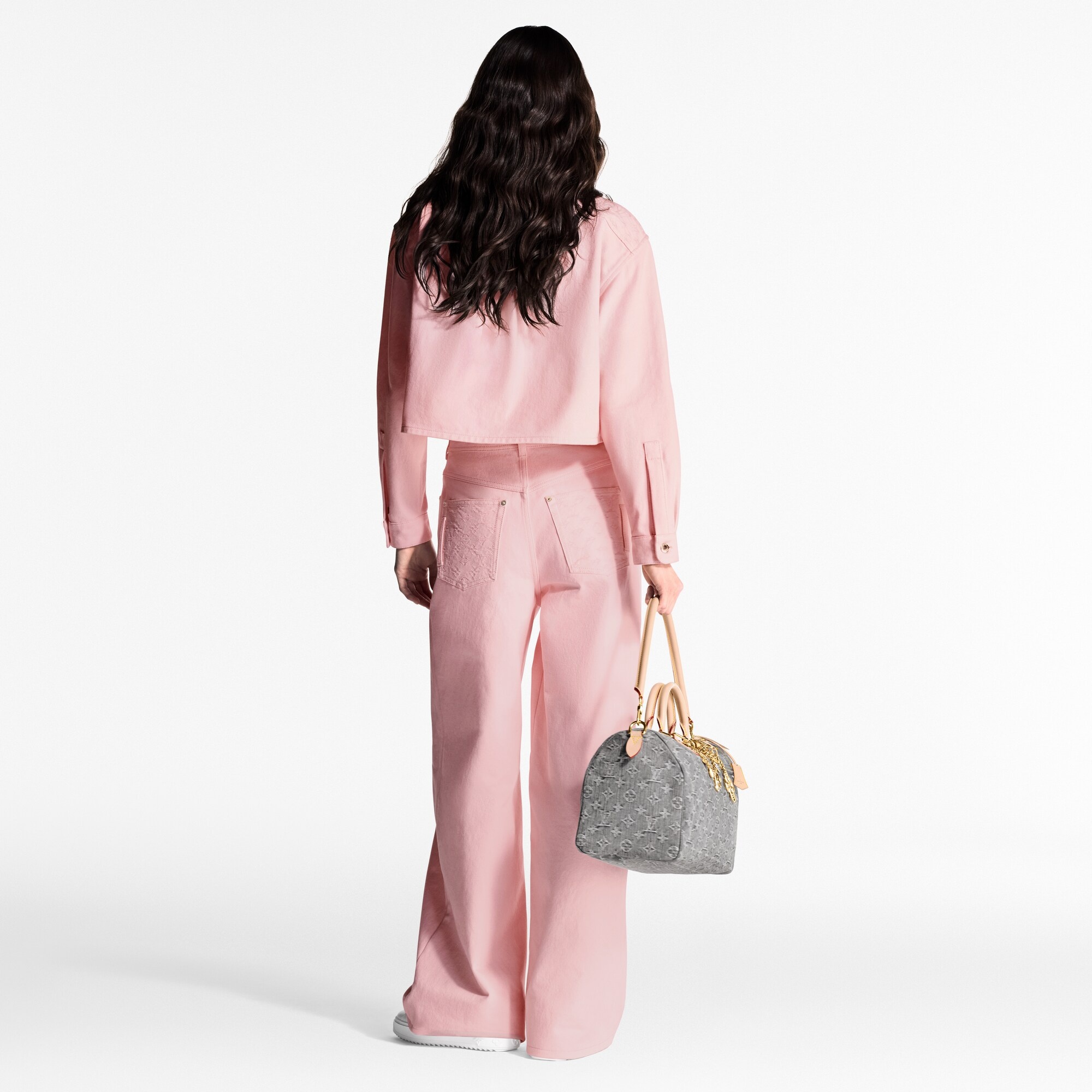 Denim Pleat Pants - 3