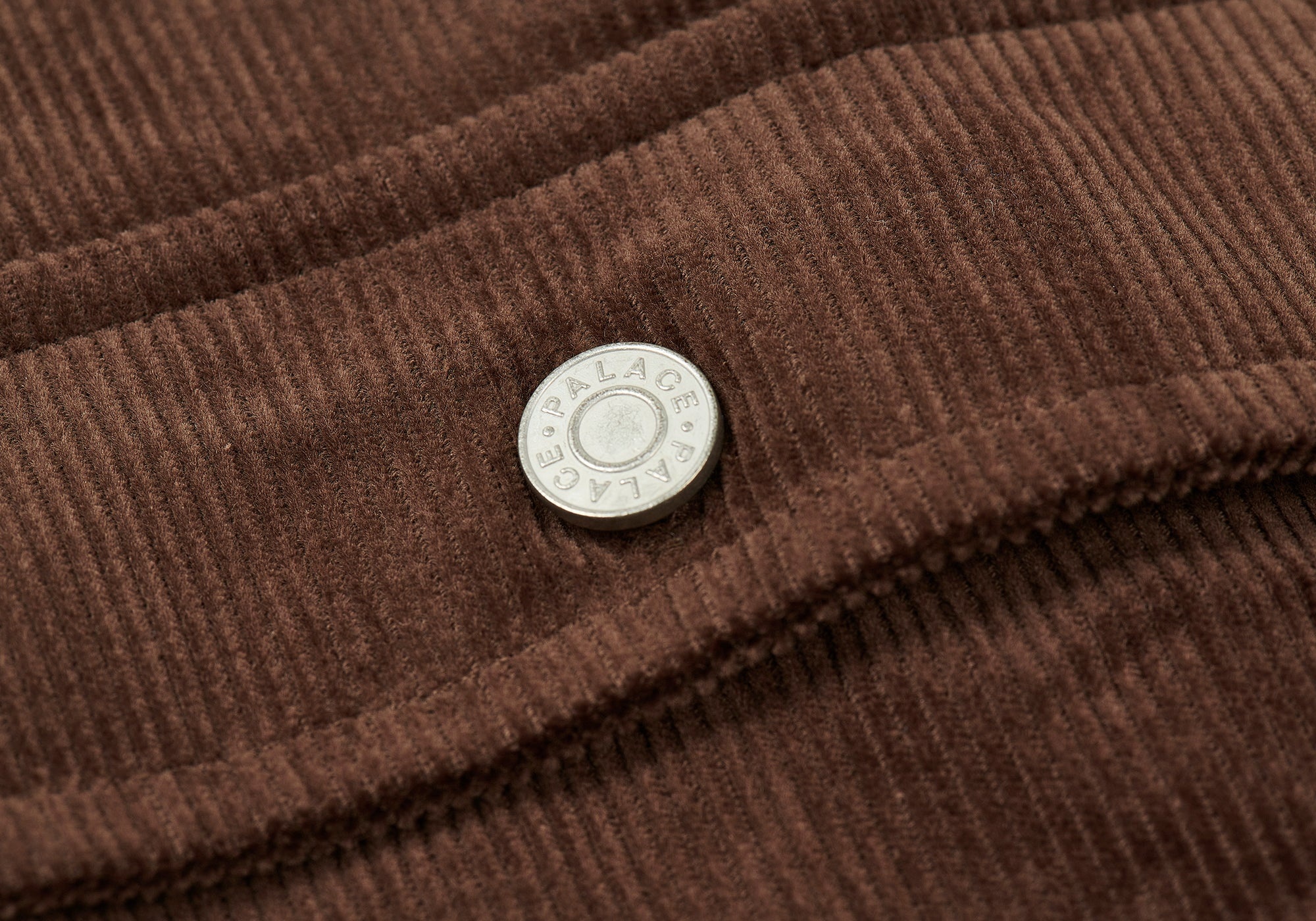 DROP SHOULDER CORD SHIRT NICE BROWN - 4