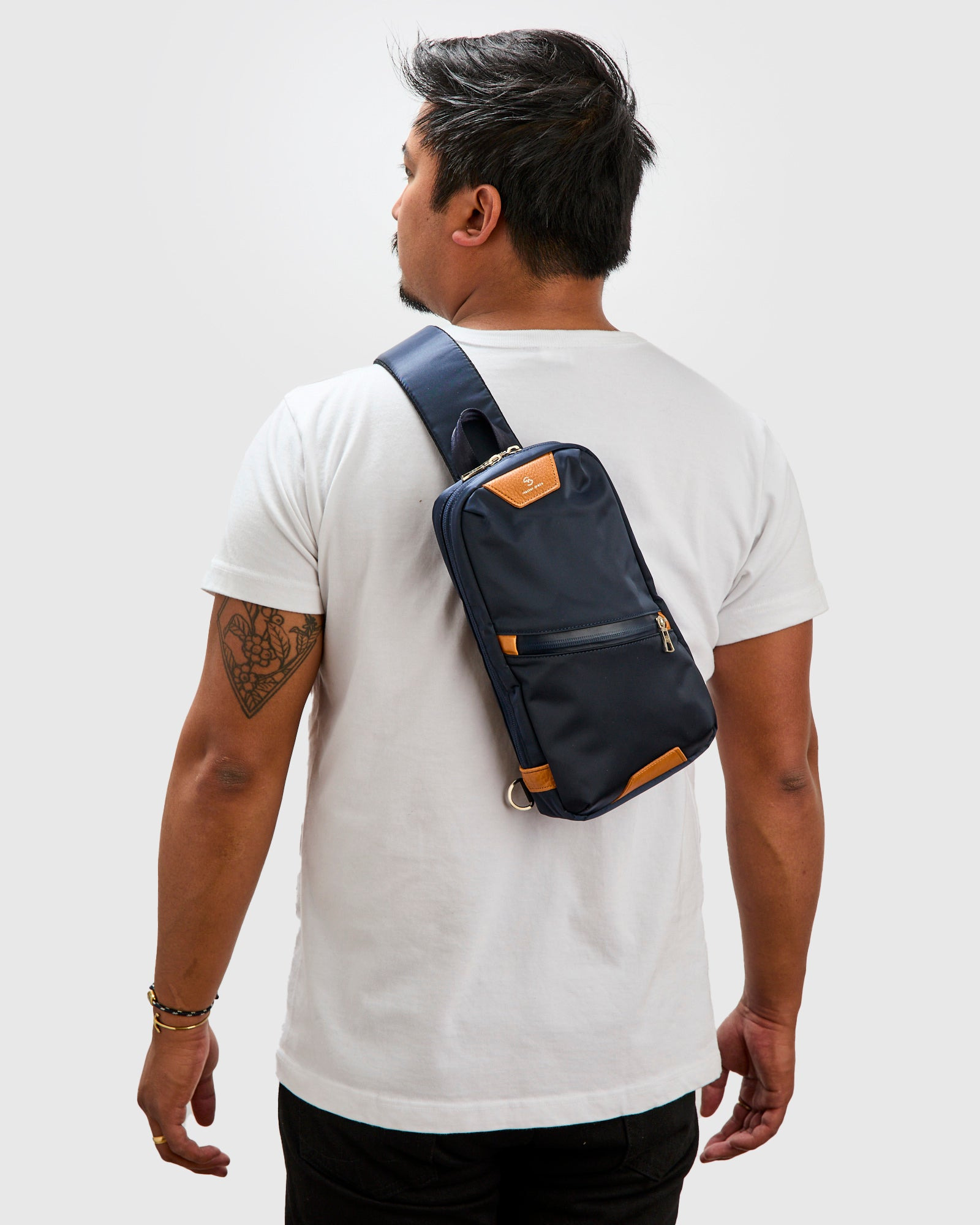 Progress Sling Bag in Navy - 2