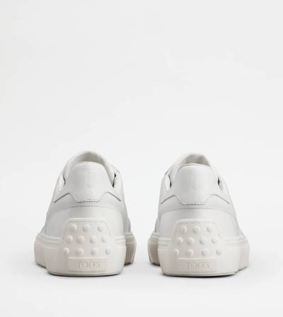 Tod's TOD'S SNEAKERS IN LEATHER - WHITE outlook
