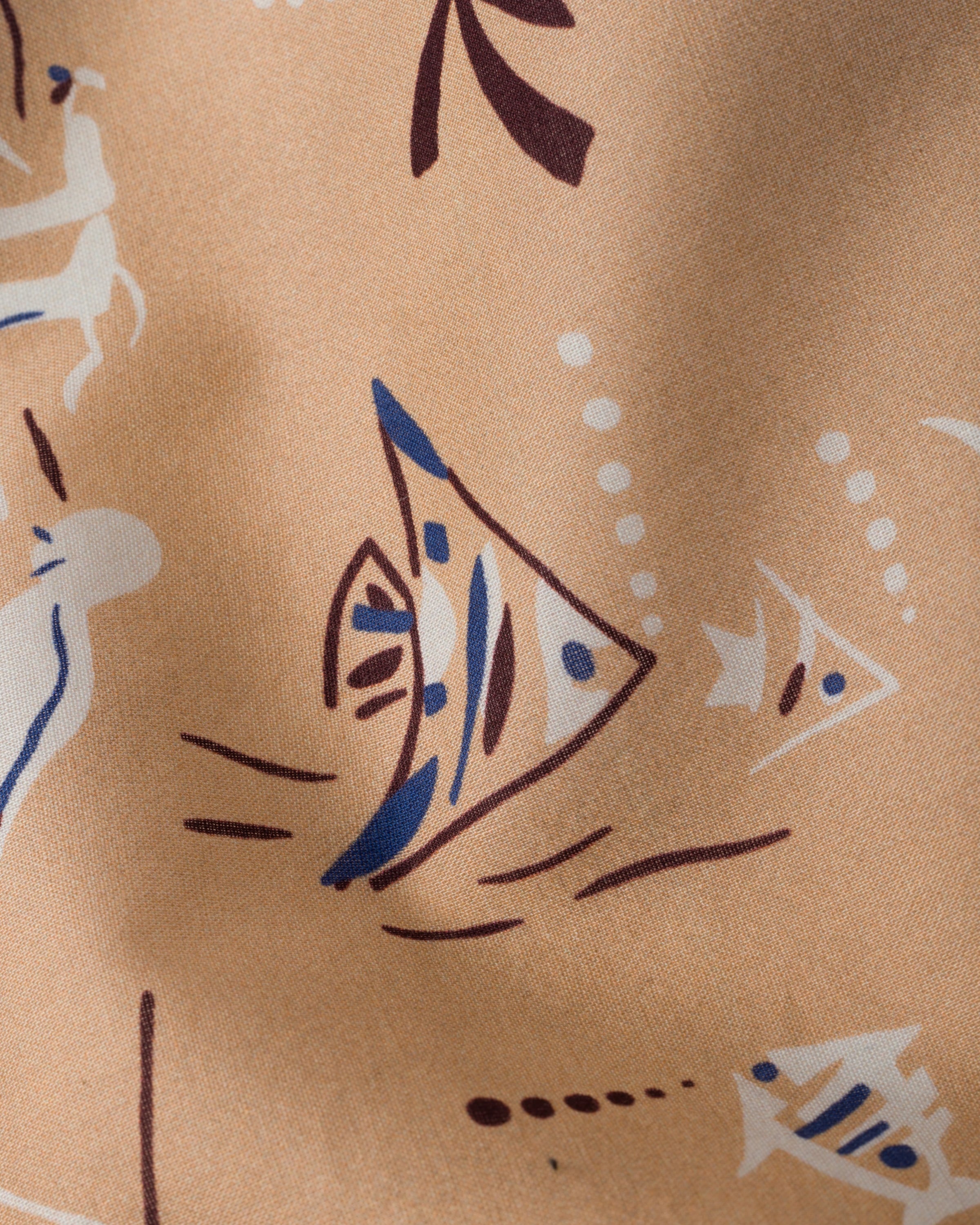 Printed twill scarf, 55X55 cm - 2