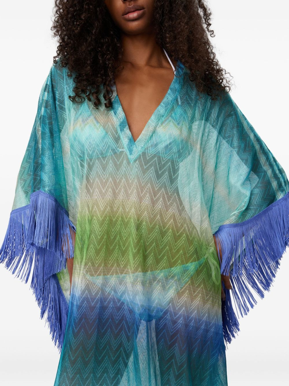 fringed kaftan - 2
