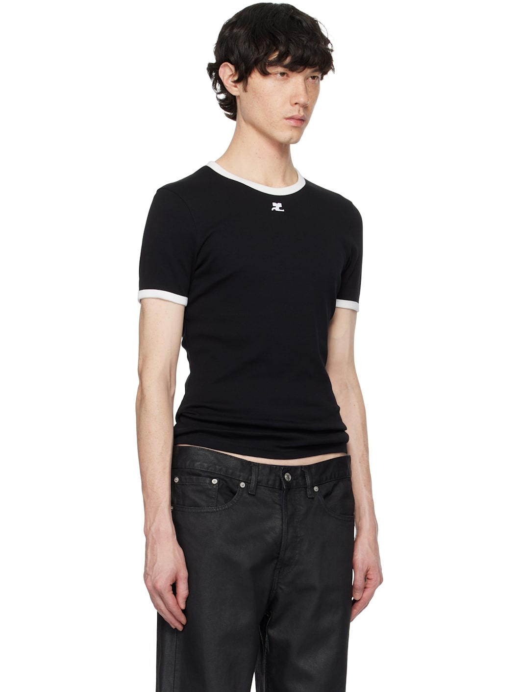 Black & White Signature Contrast T-Shirt - 2
