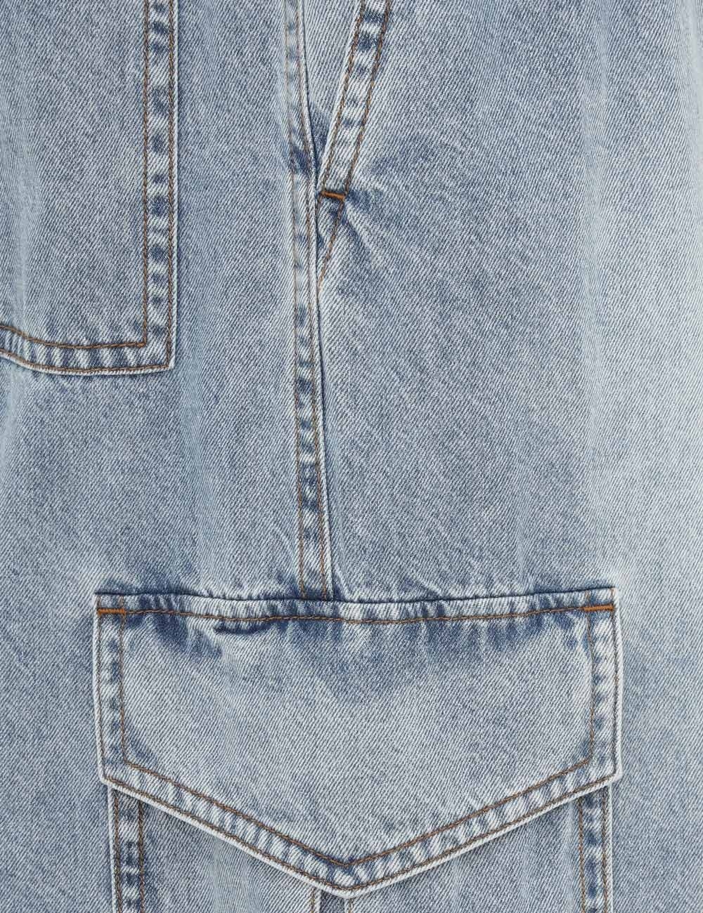 ILLUMINATE DENIM CARGO SHORT - 6