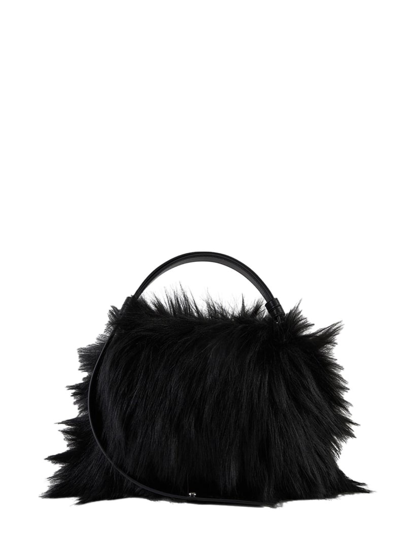 Mini Puffin faux fur bag - 7