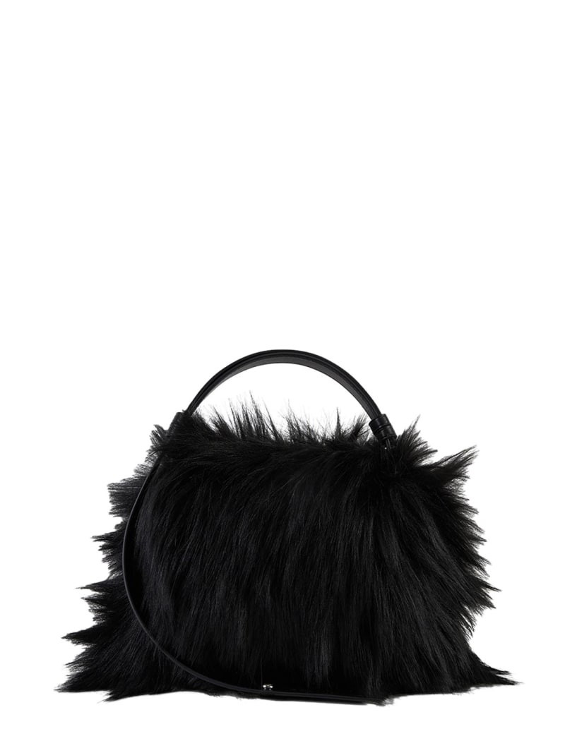 Mini Puffin faux fur bag 7