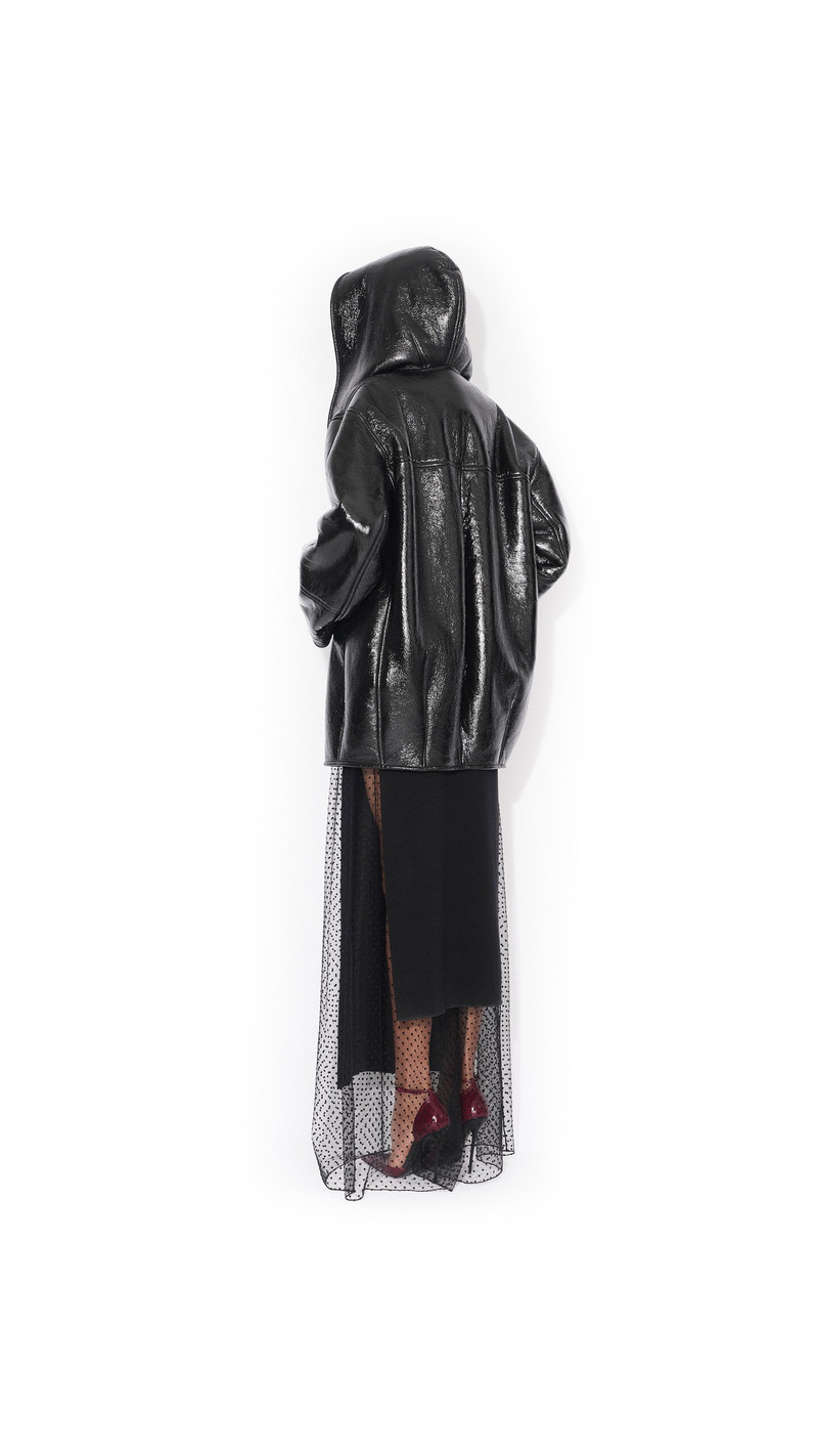 Alaïa HOODED SHEARLING PARKA outlook