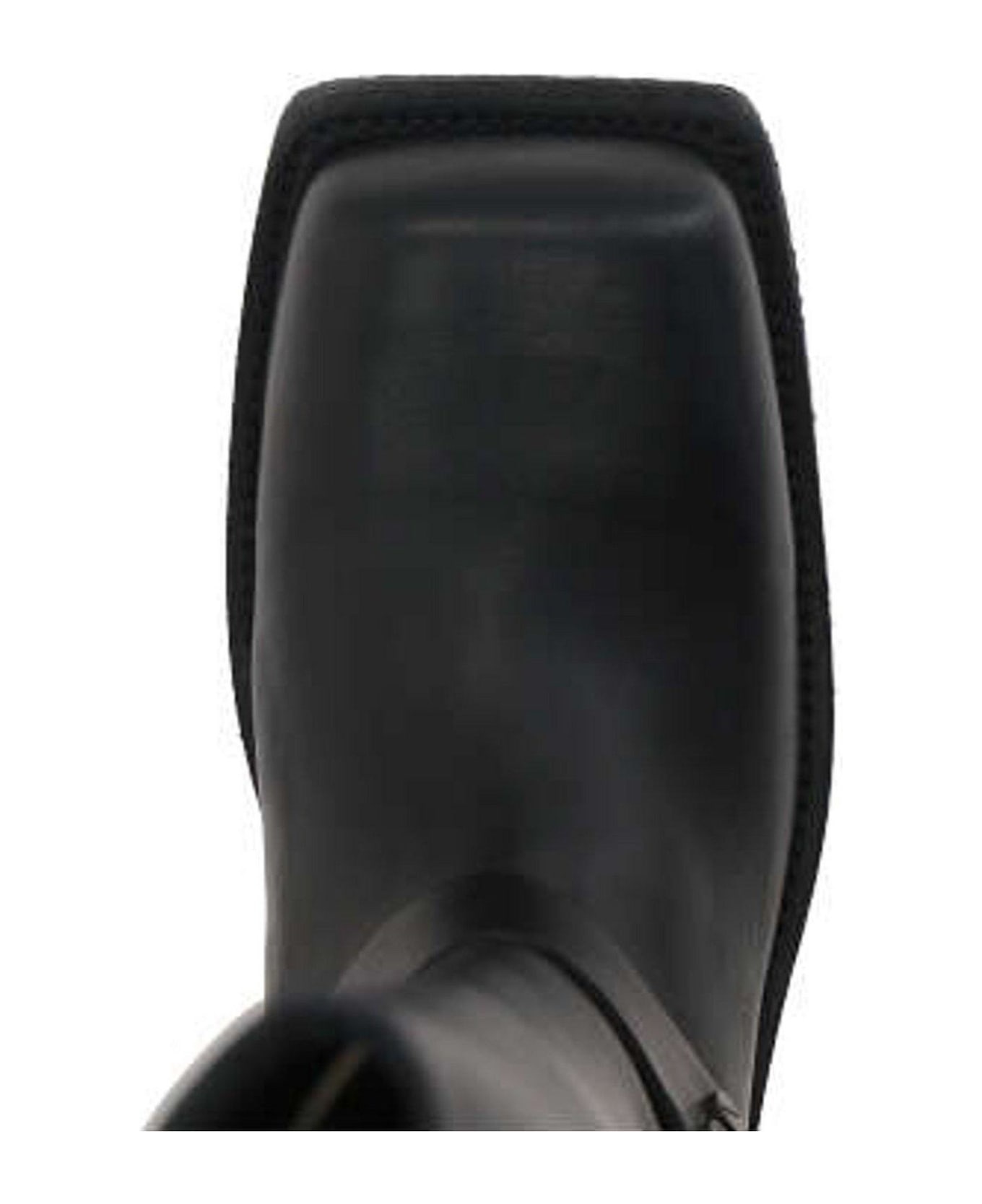 Square Toe Pull-on Boots - 4