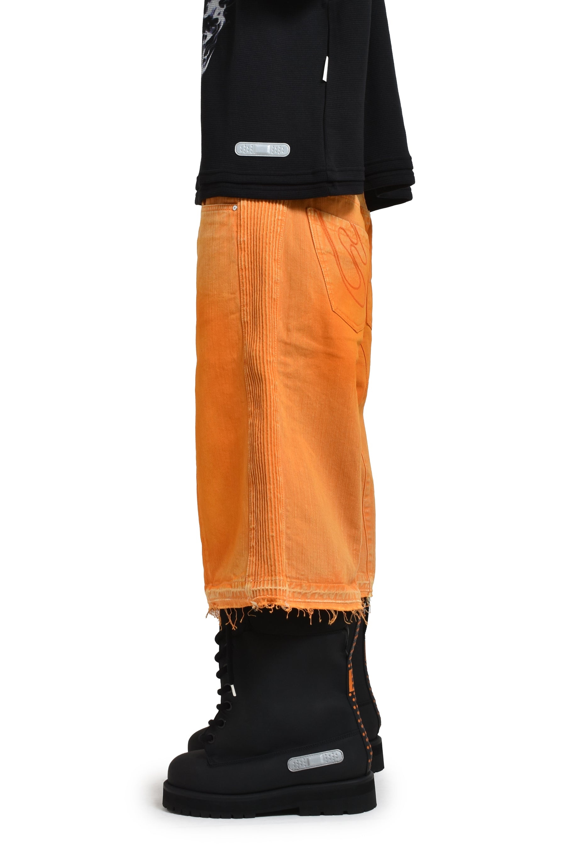 LOW RIDE BIKER SHORTS (DOM04) / ORG - 3