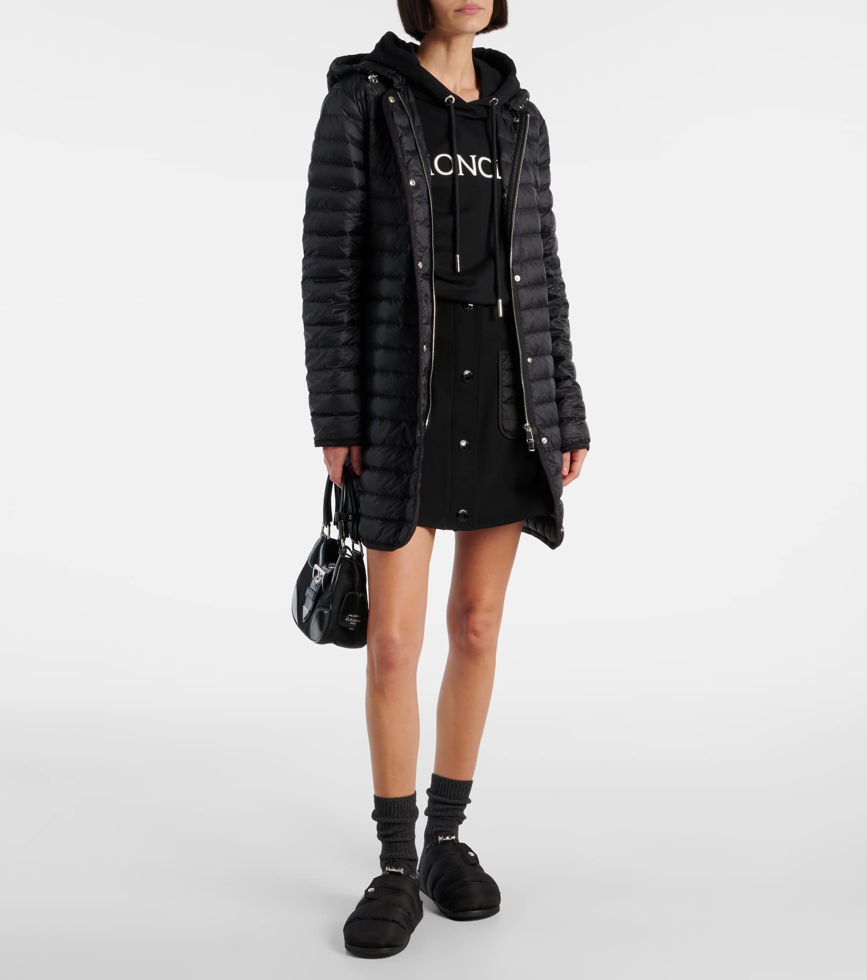 関税込★VIP価格【MONCLER】Mon Pocket Padded Leather Mules MONCLER | Mon Pocket Padded Leather Mules | Women | Lane