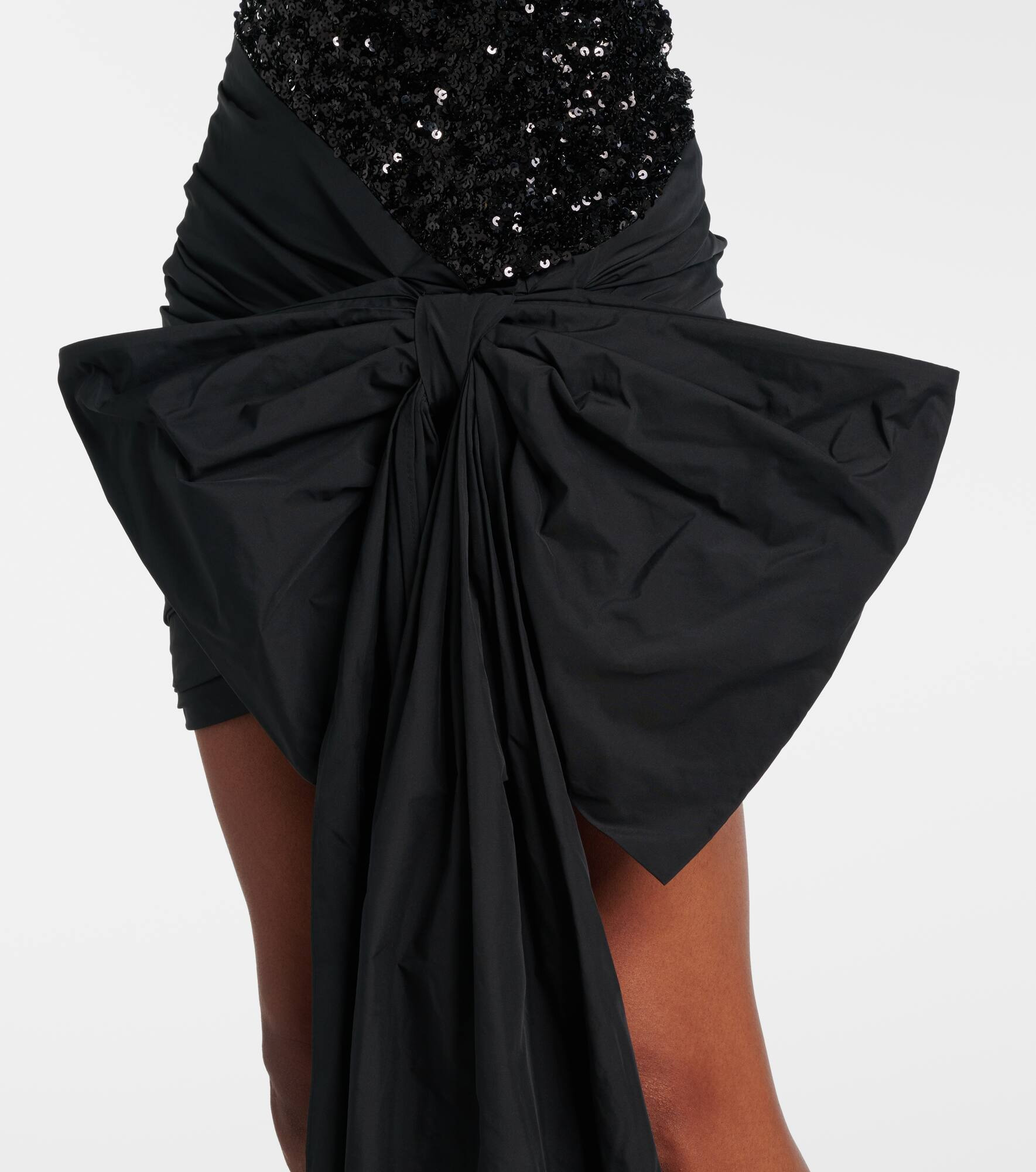 Bow-detail sequined minidress - 4