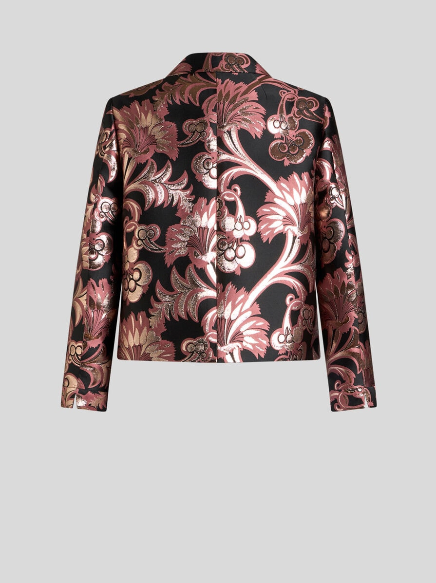 CROPPED JACQUARD JACKET - 6
