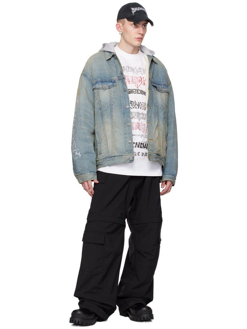 BALENCIAGA White DIY Metal T-Shirt outlook