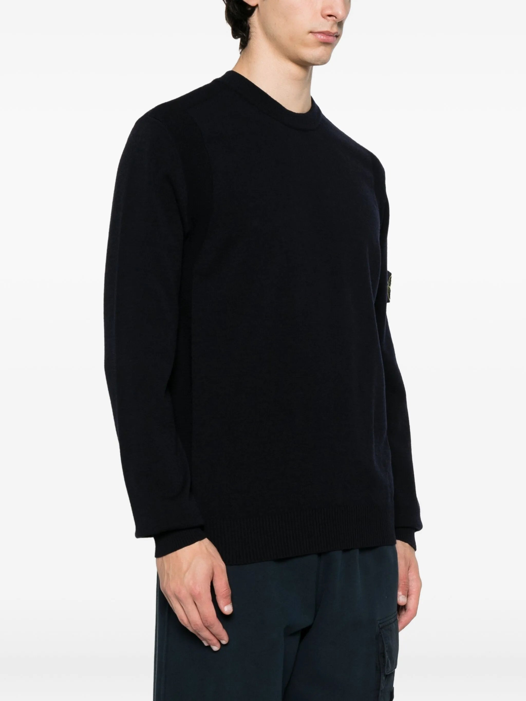 Stone Island Logo-patch Crew-neck Sweater - 2