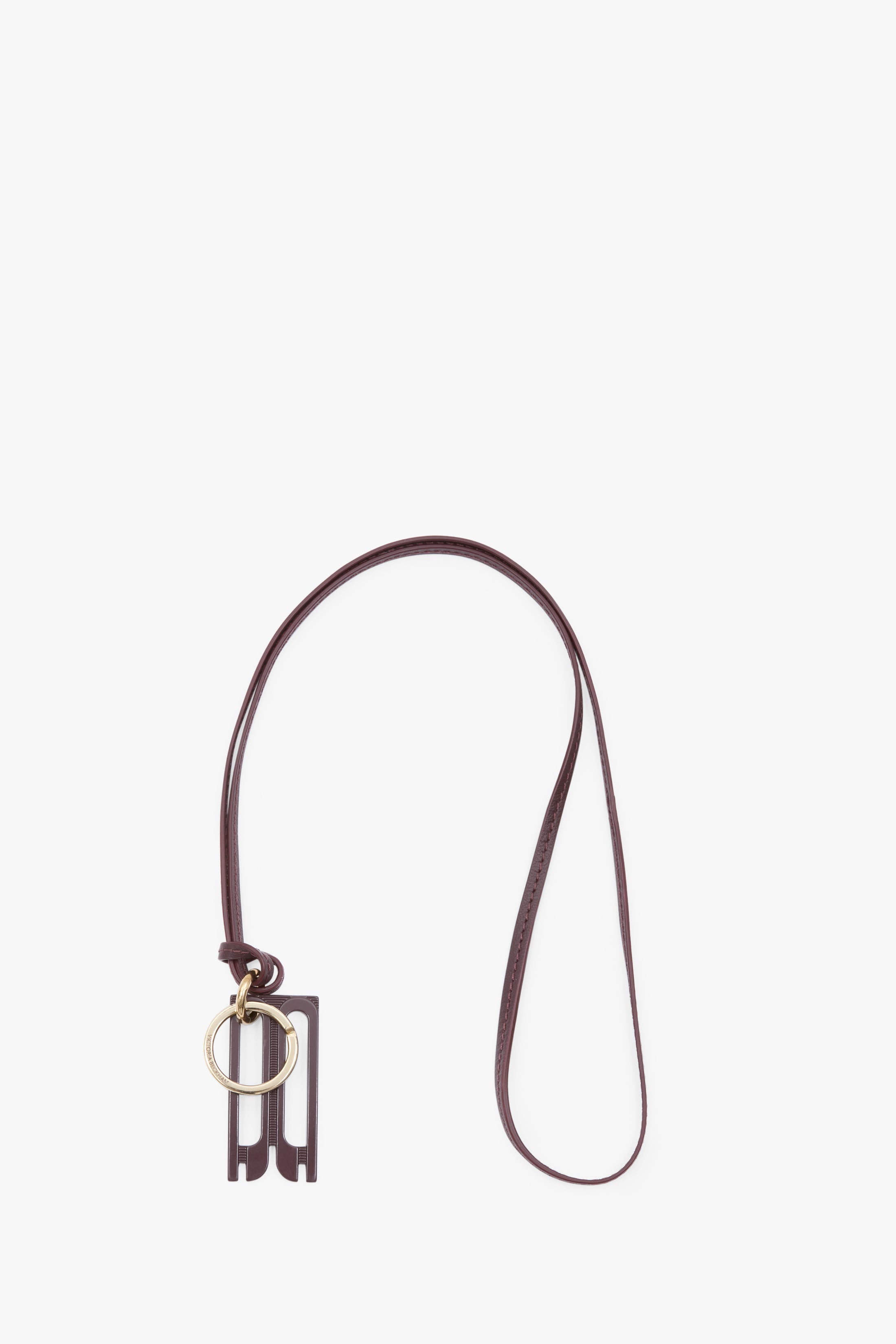 Dorian Keyring In Burgundy - 4