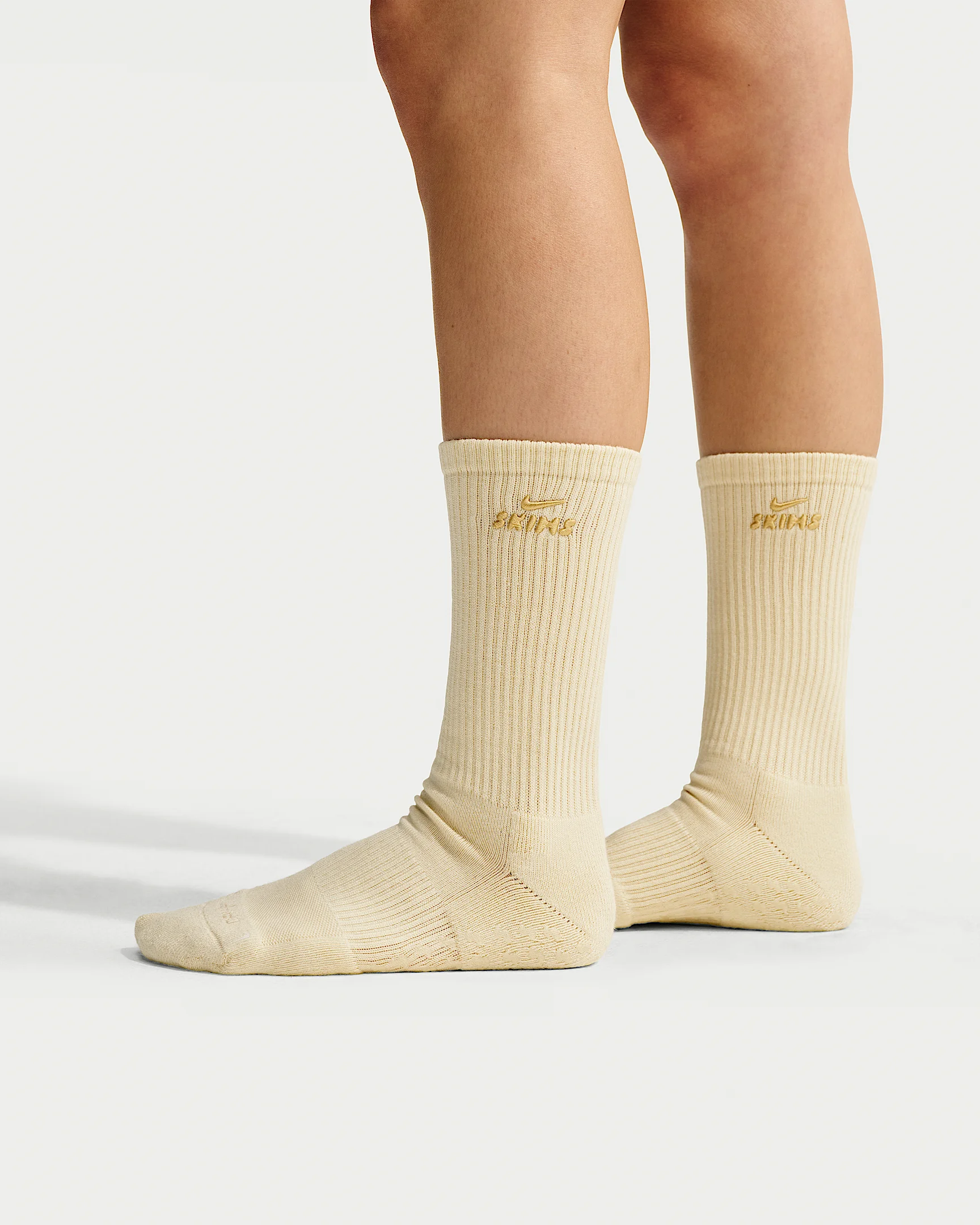 NikeSKIMS Dri-FIT Pilates Grip Crew Socks (1 Pair) - 1