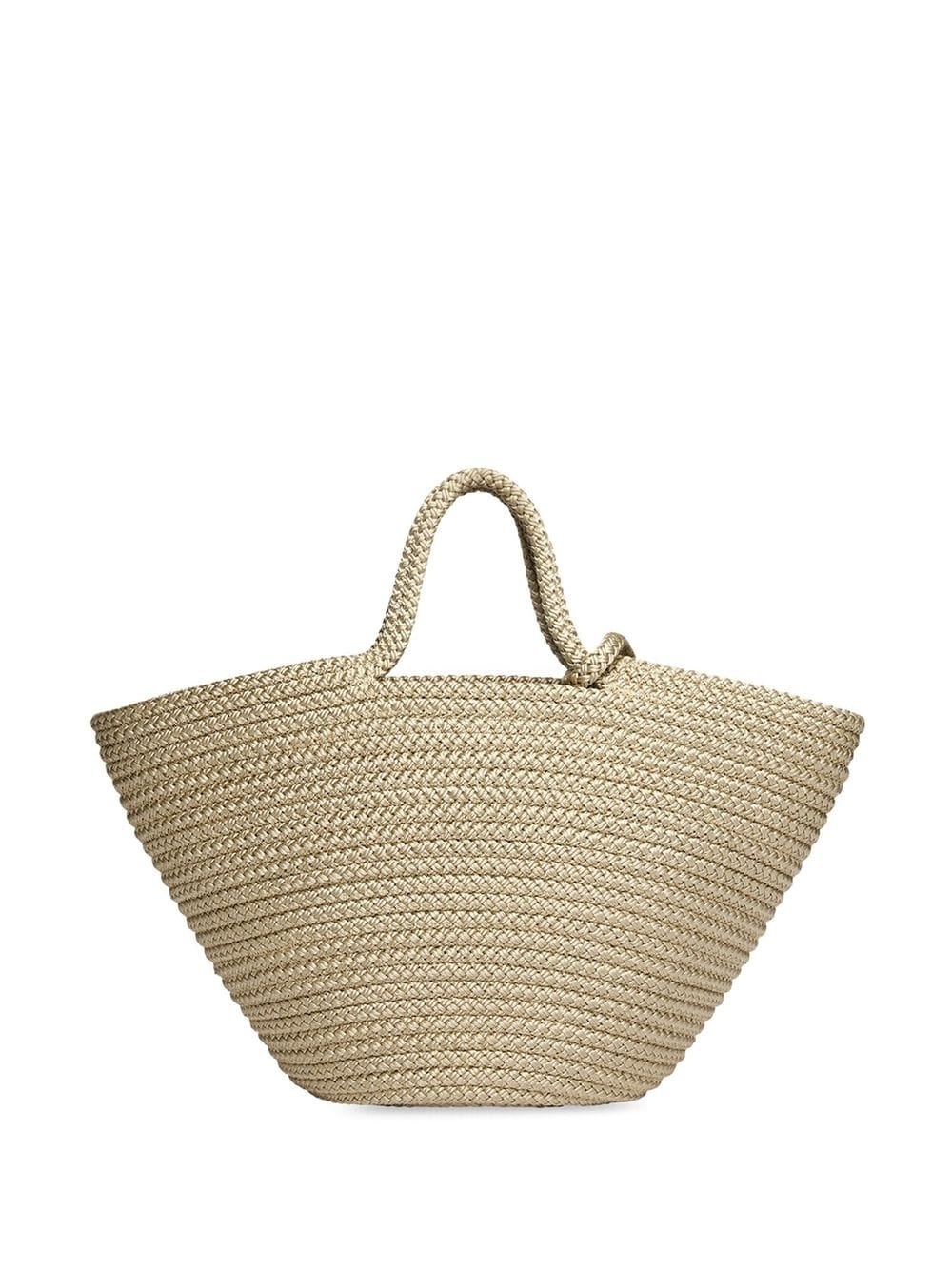 medium Ibiza basket tote bag - 2