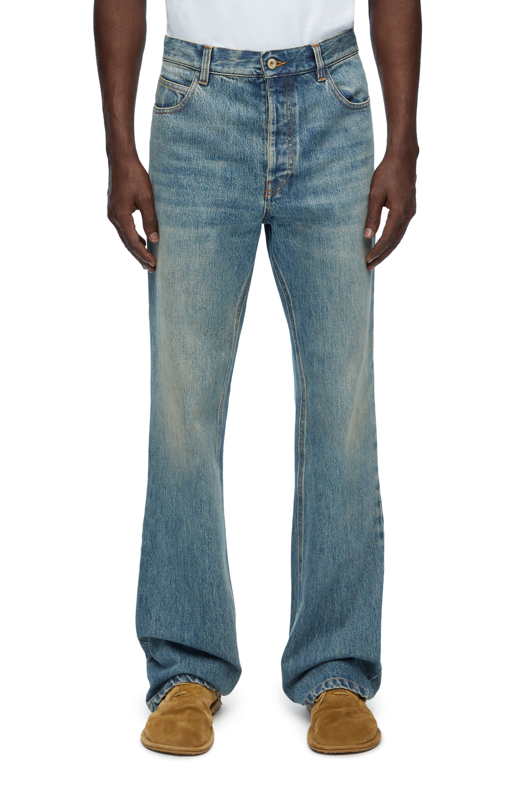 Bootleg jeans in denim - 3