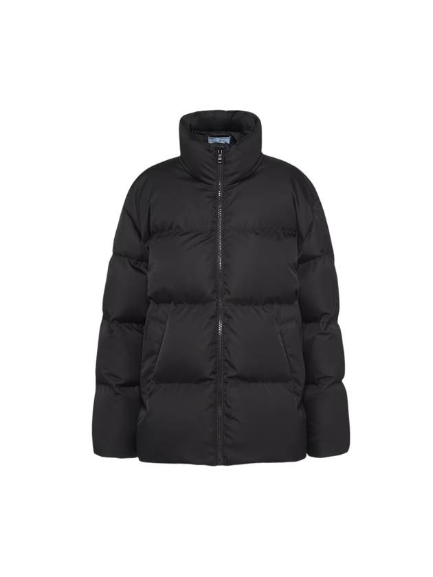 PRADA｜DOWN JACKETS (292130 S232 1YXI F0002) Black Re-Nylon cropped down jacket | PRADA