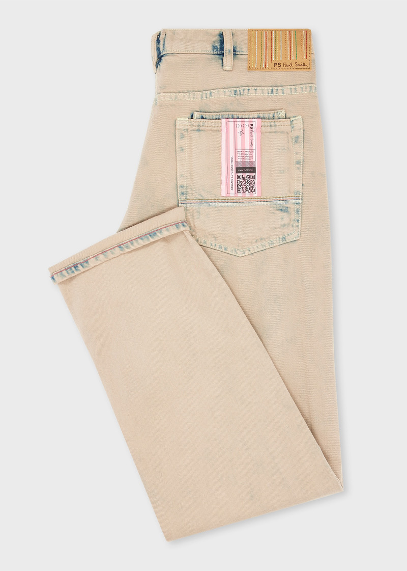 Paul Smith Relaxed Tapered-Fit Bleach-Wash Jeans outlook