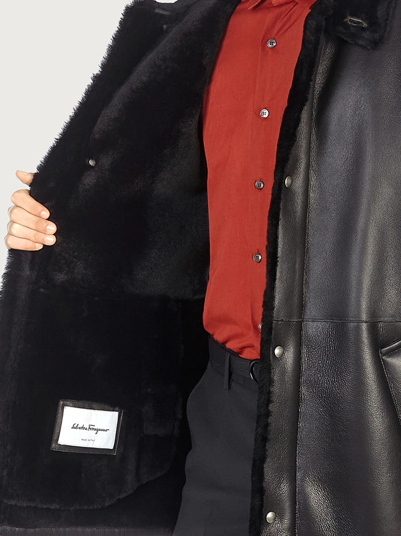SHAVED SHEARLING COAT 6