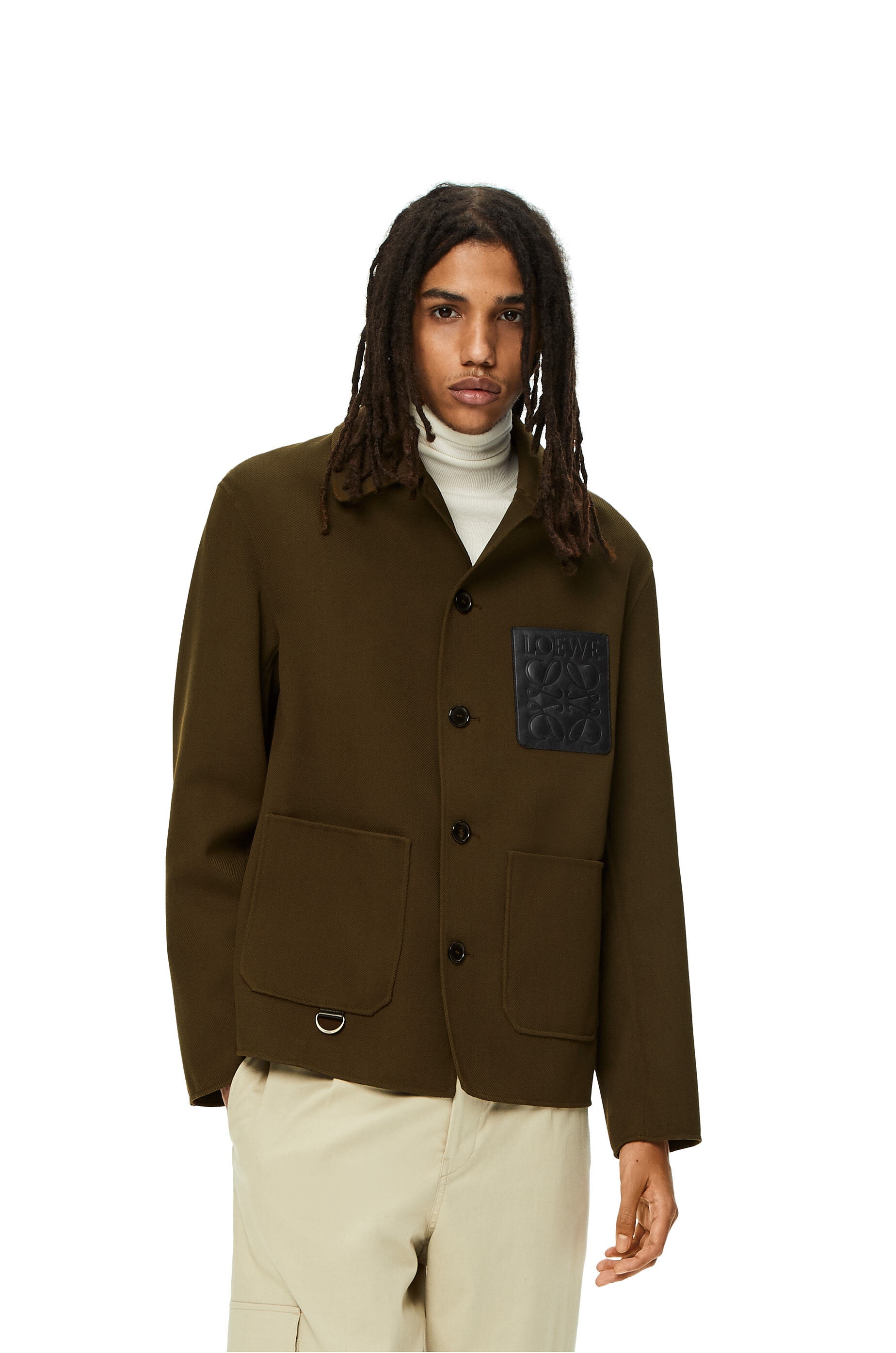 Workwear jacket in wool - 3
