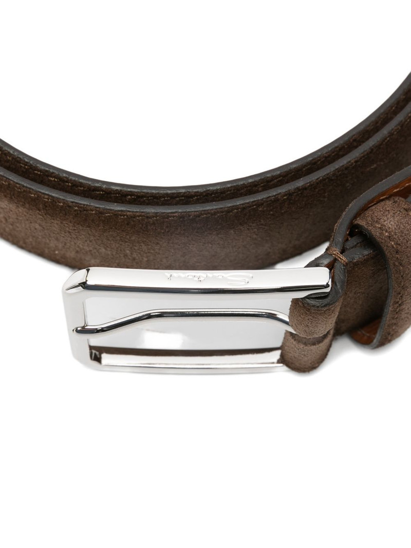 Santoni suede belt outlook
