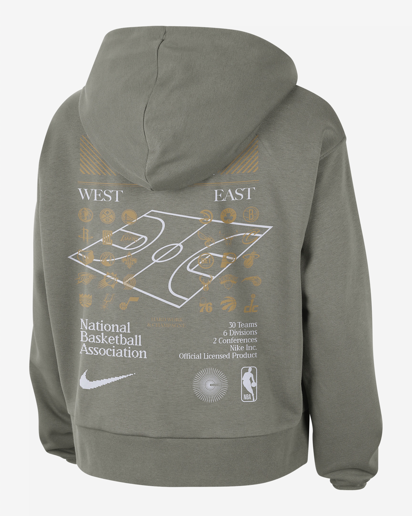 Team 31 Standard Issue Nike Women's Dri-FIT NBA Pullover Hoodie - 2