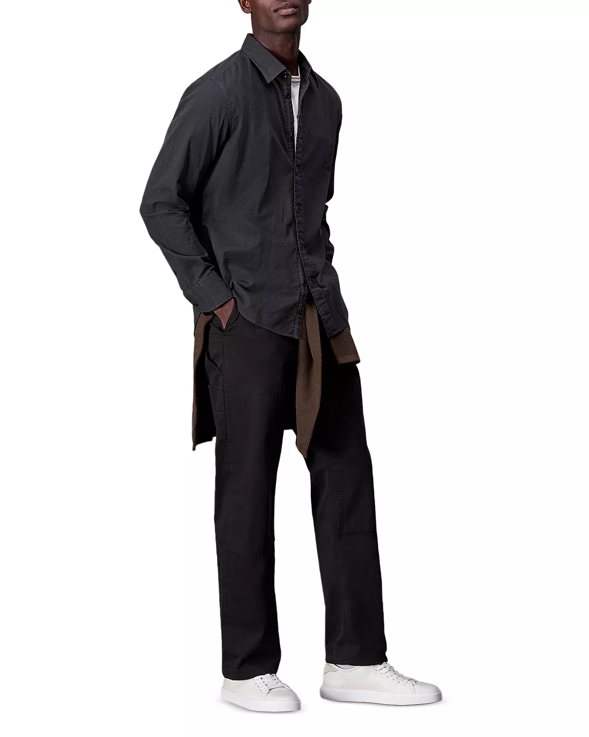 Tomlin Stretch Dobby Button Front Shirt - 2