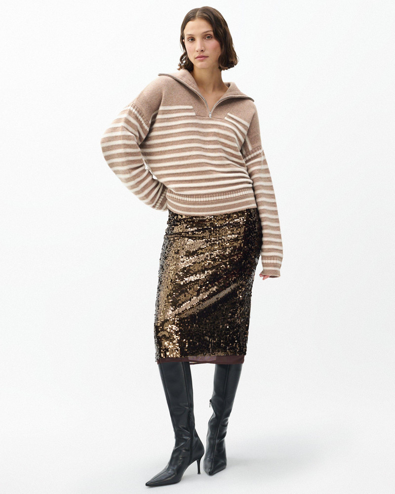 rag & bone Raven Wool-Cashmere Half-Zip Sweater outlook