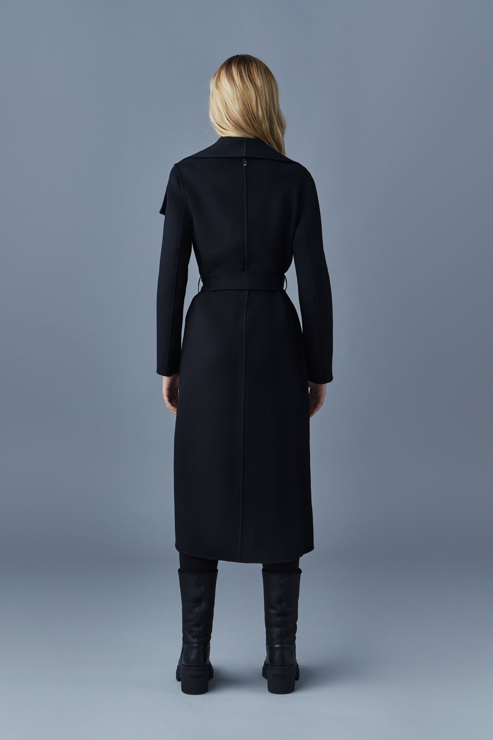 MAI-CN Double-face wool wrap coat - 5