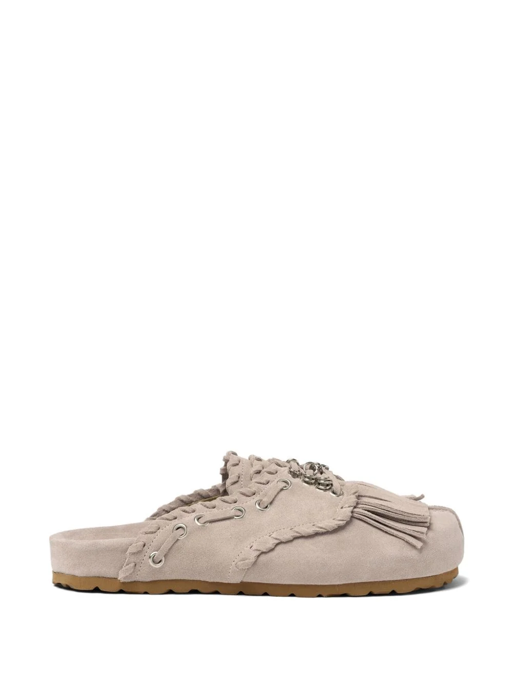Flora fringe mules - 1