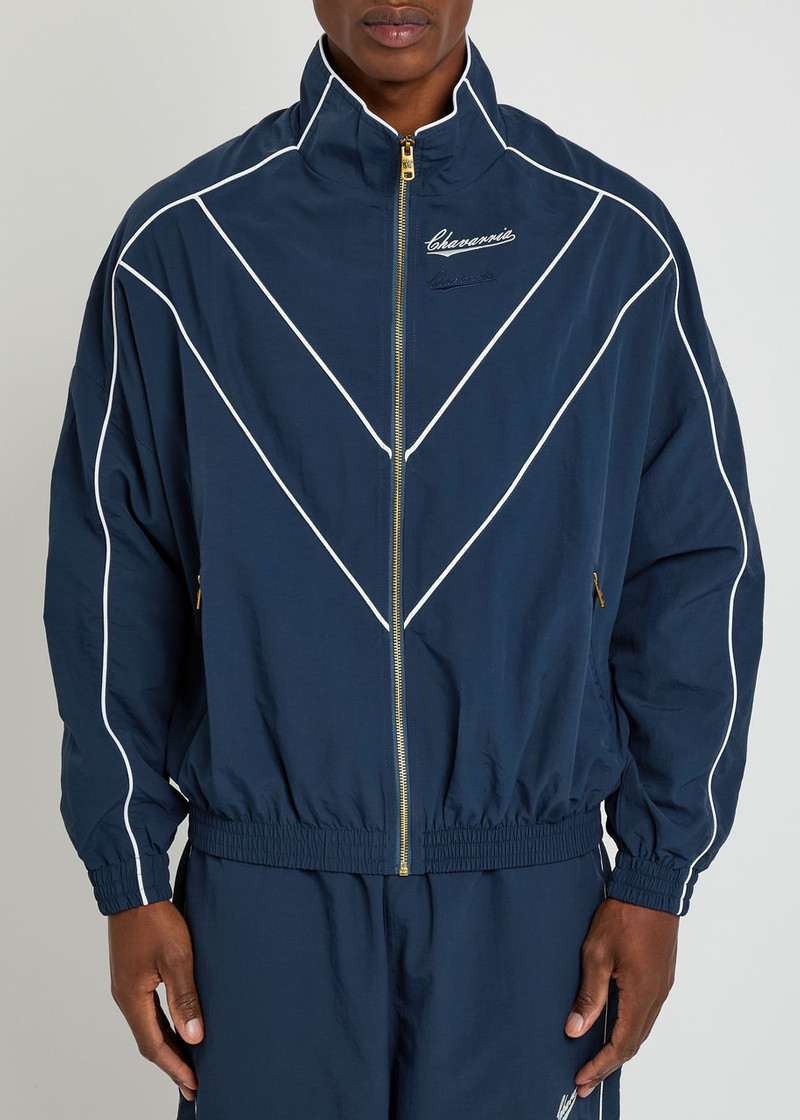 WILLY CHAVARRIA Willy Chavarria Bad Boy Logo-embroidered Shell Track Jacket outlook