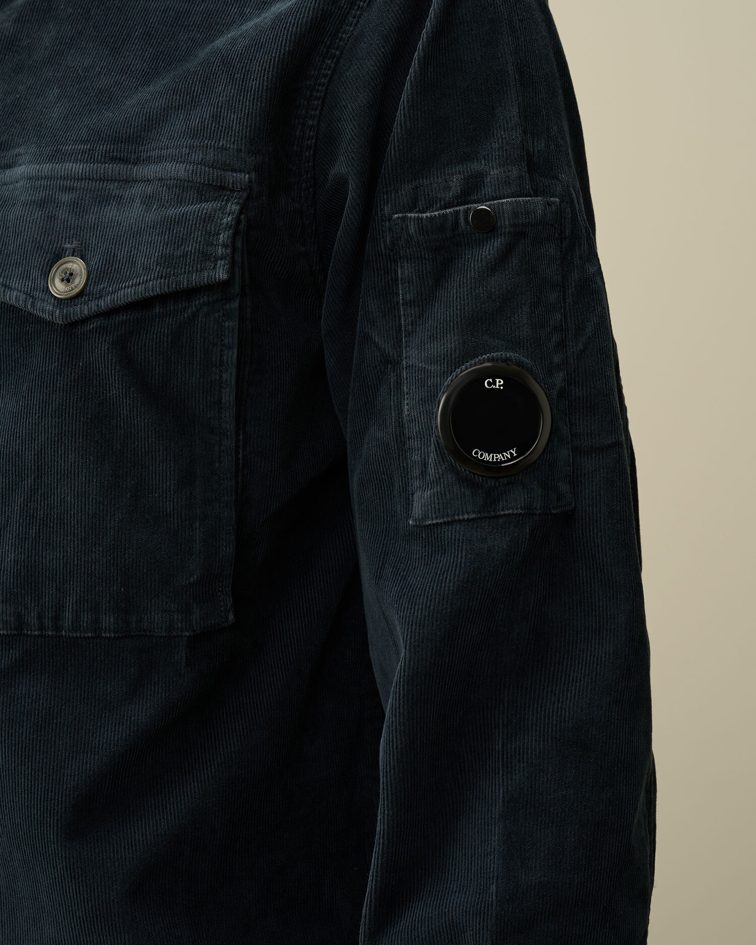 Corduroy Lens Buttoned Shirt - 4