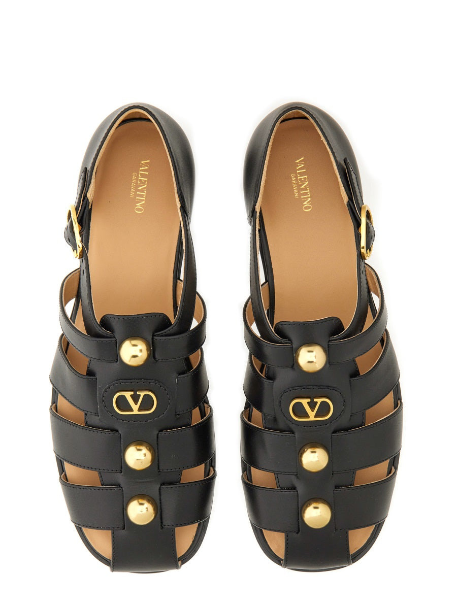 Valentino Garavani Women Sandal Fisherman "Vlogo Signature" - 6