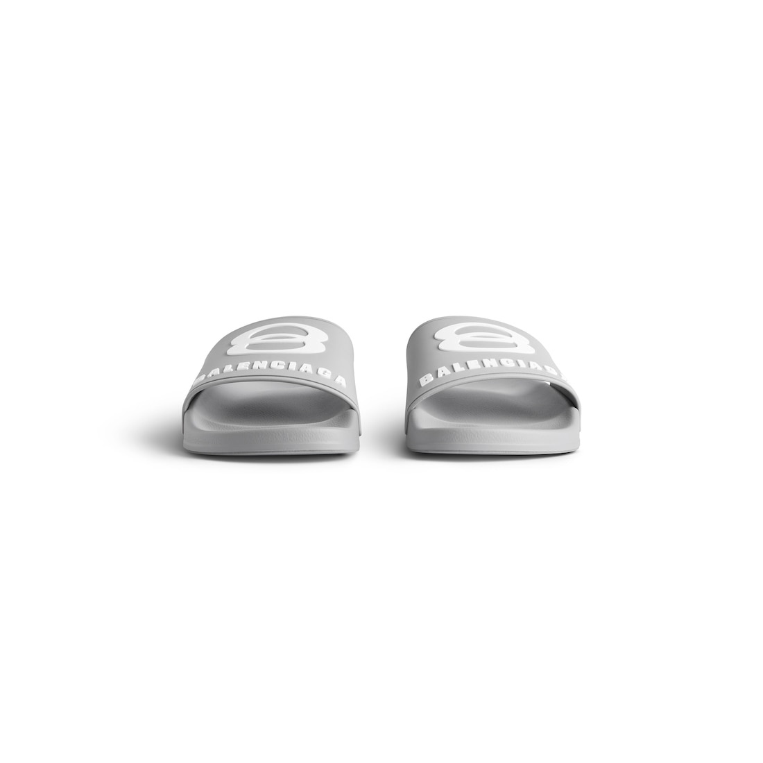Men's Pool Slide Sandal  in Grey/white - 3