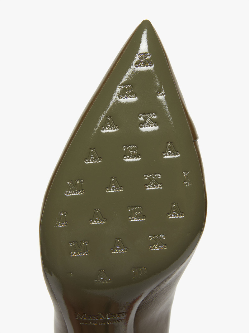 PHYLLIS Nappa leather court shoes 5