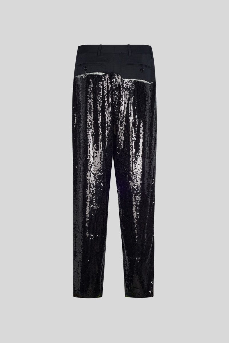 Panta Pailette Black 7