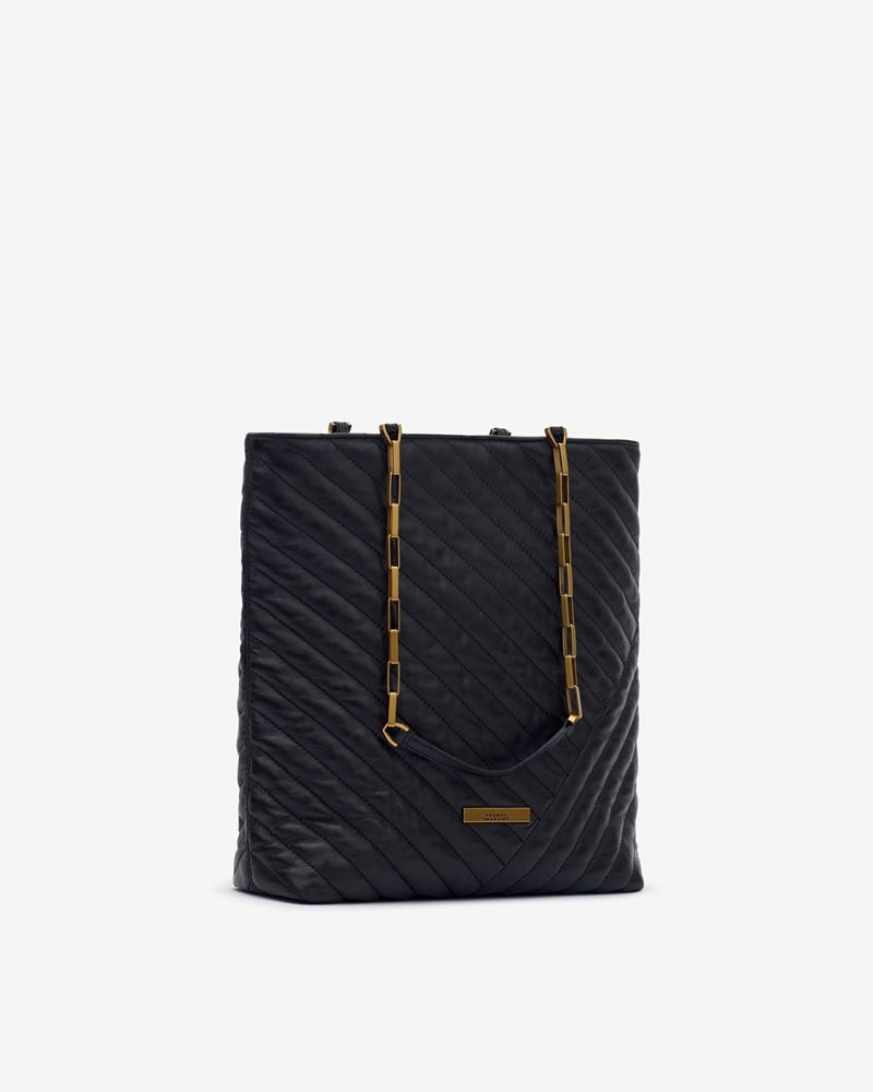 MERINE QUILTED LEATHER SHOULDER BAG - 4