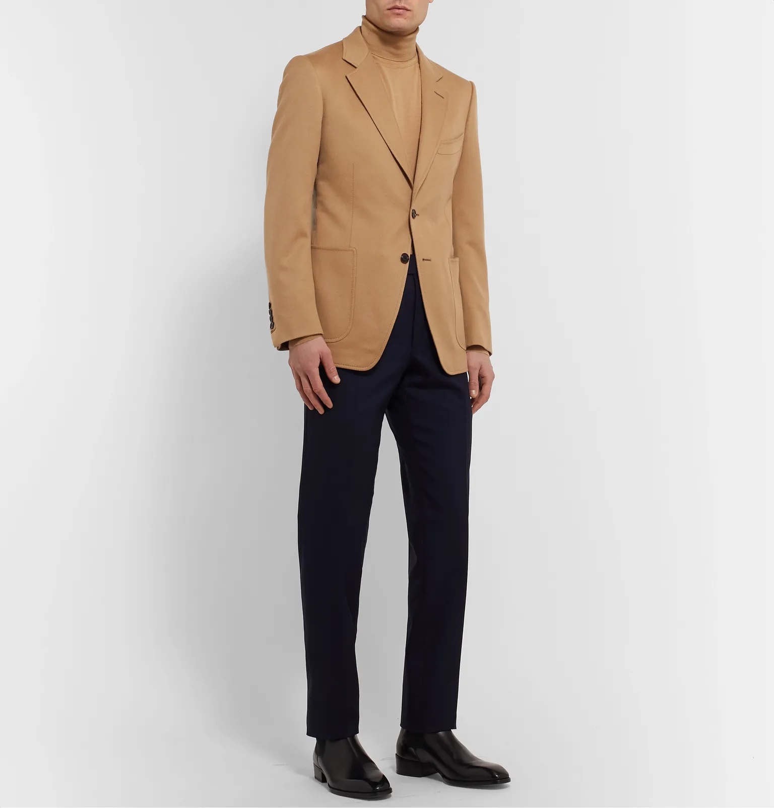 O'Connor Slim-Fit Unstructured Cashmere Blazer - 2