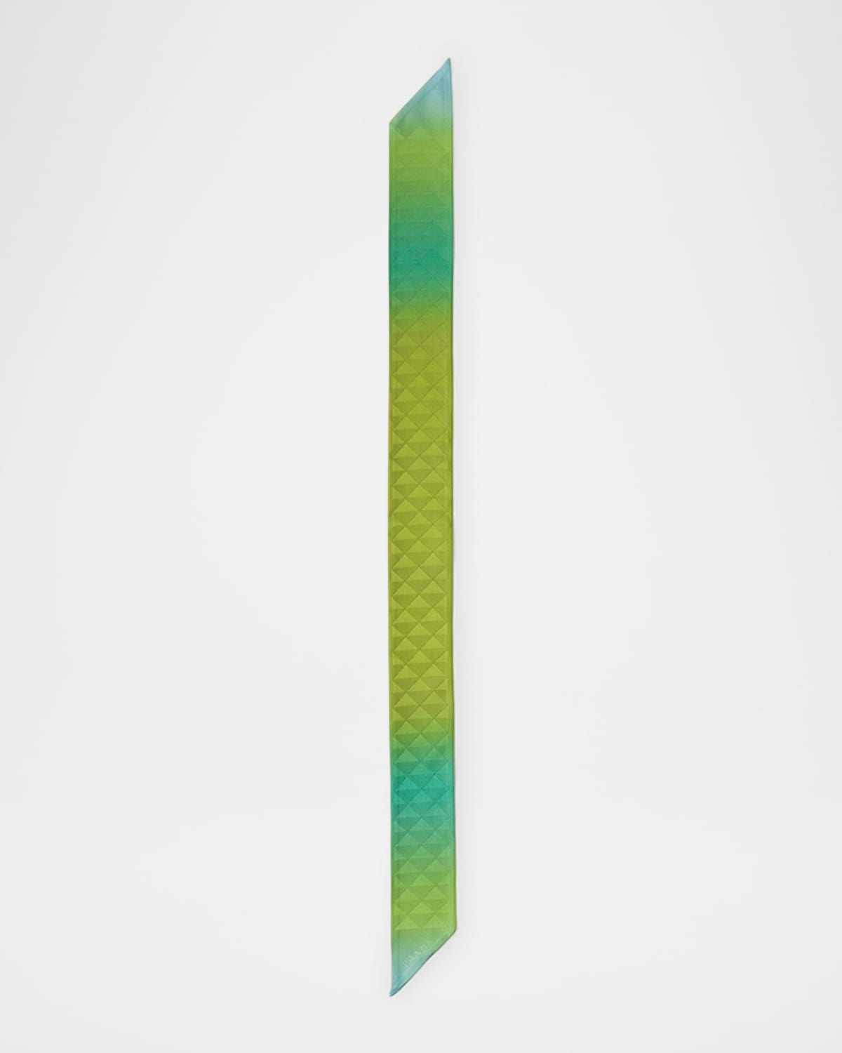 Printed Silk Twill Skinny Scarf - 2