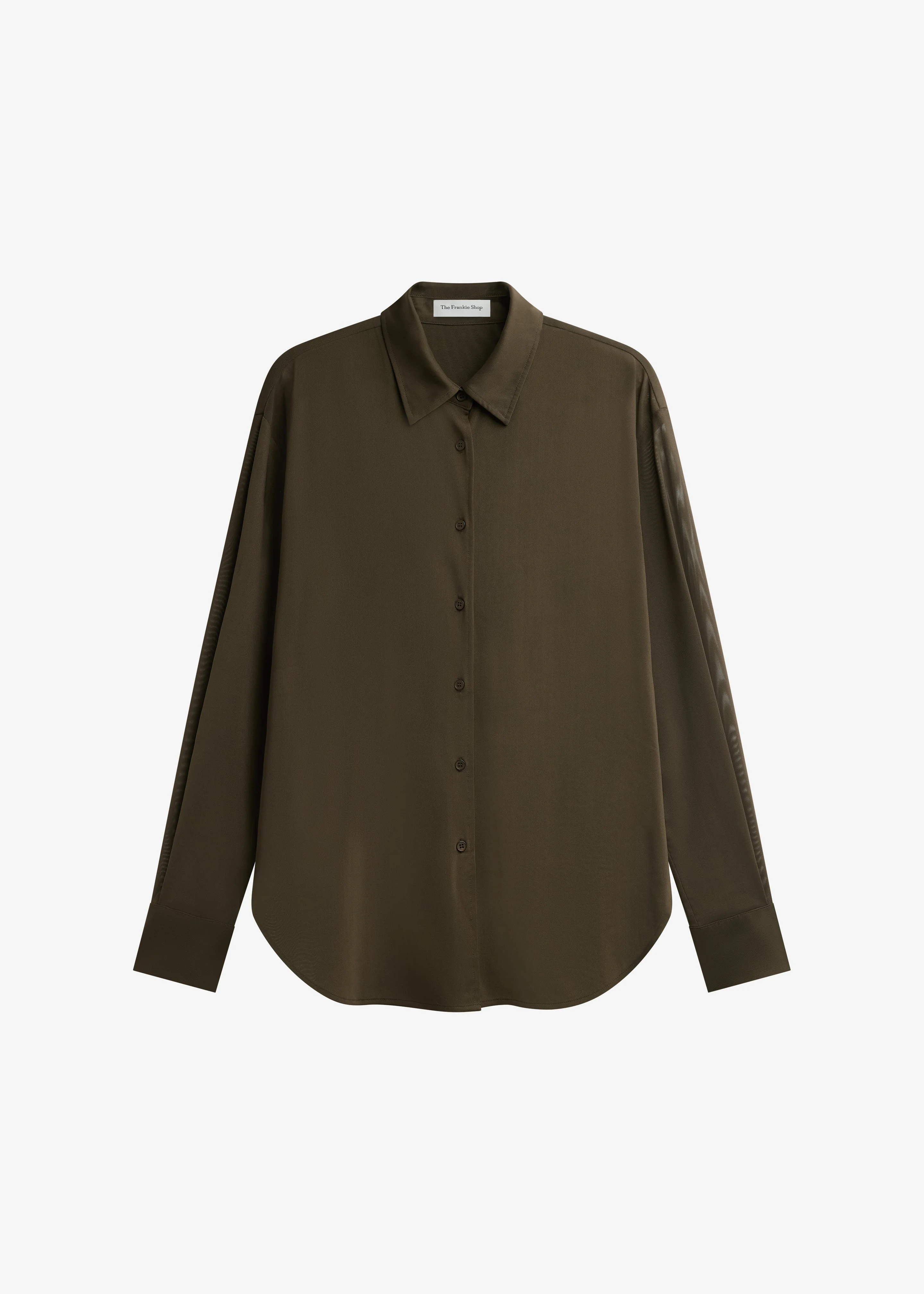 Peri Mesh Fluid Shirt - Khaki - 1