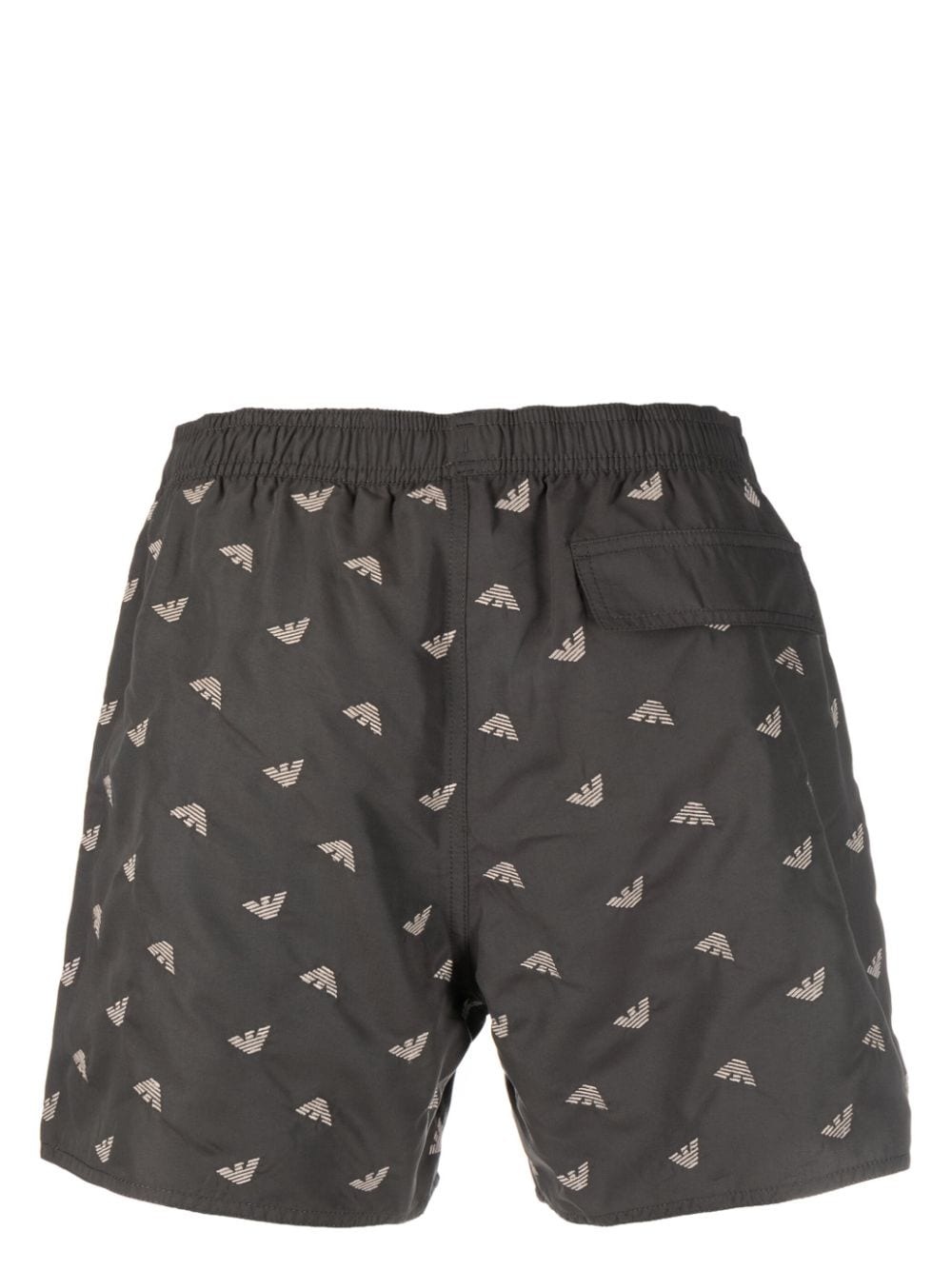 logo-print elastic-waisted swim shorts - 2