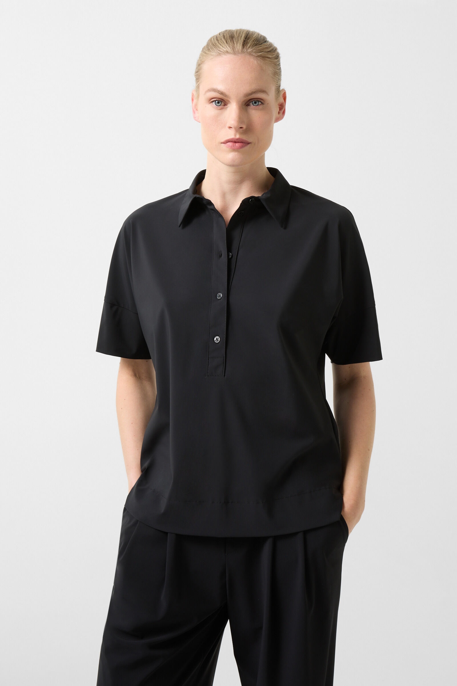Shelly Blouse in Black - 2