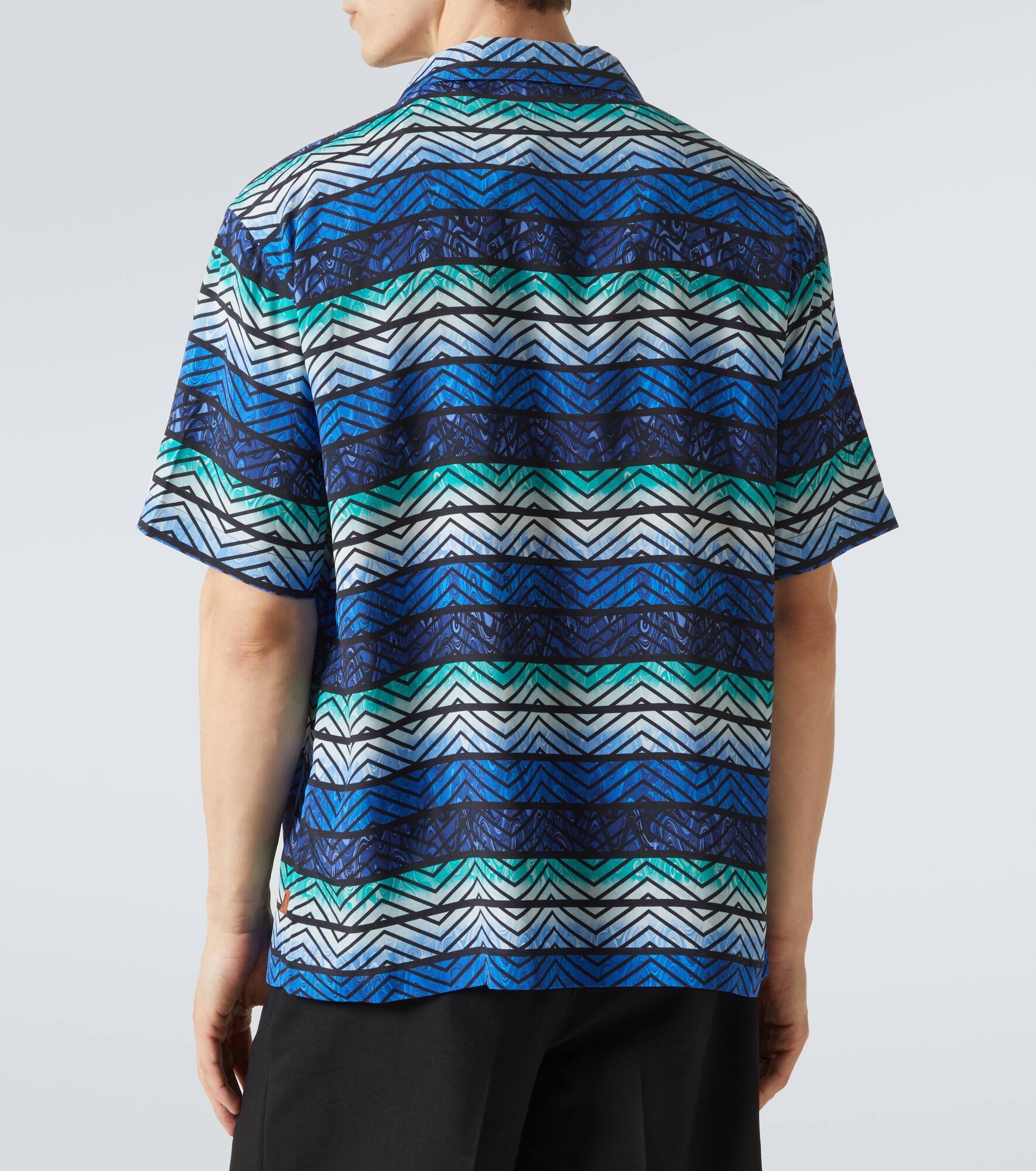 Zigzag bowling shirt - 4
